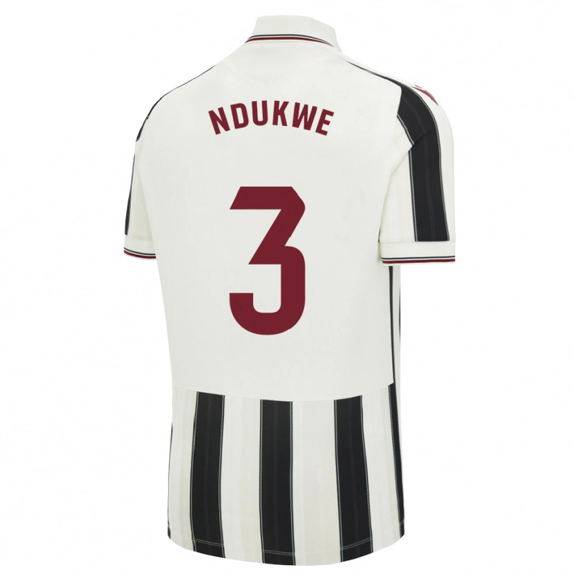 Danxen Kinder Ifeanyi Ndukwe #3 Schwarz Weiß Rot Auswärtstrikot Trikot 2026/27 T-Shirt Schweiz
