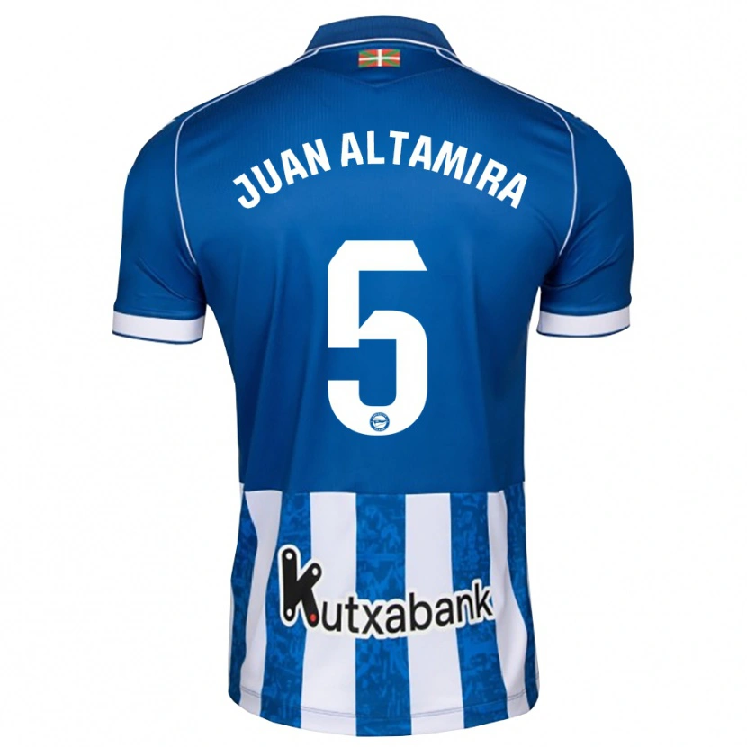 Danxen Kinder Ines Juan Altamira #5 Blau Weiß Schwarz Heimtrikot Trikot 2026/27 T-Shirt Schweiz