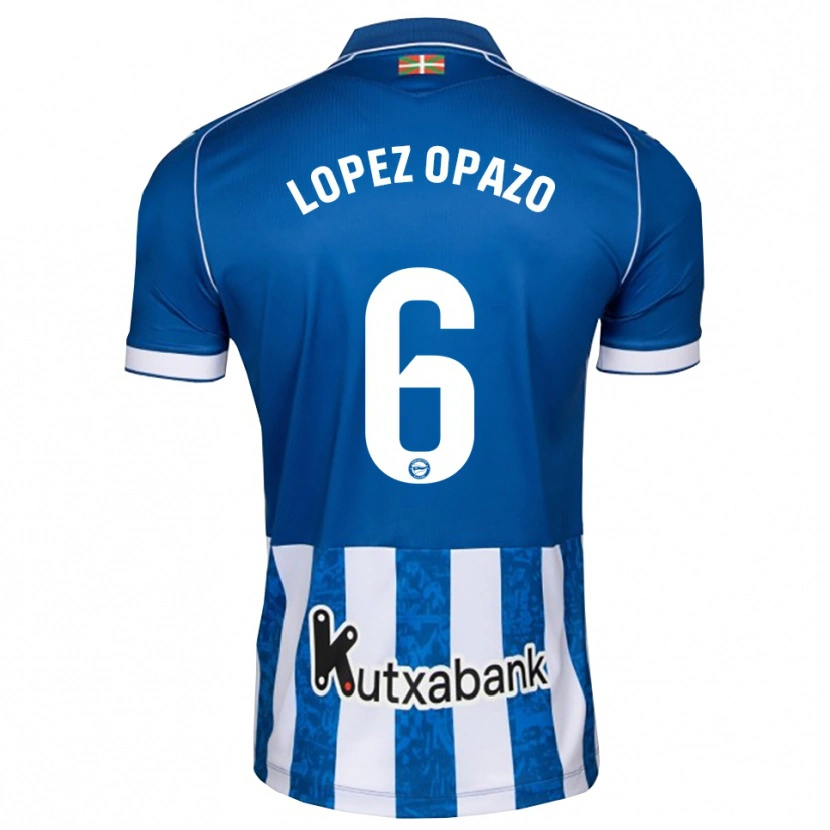 Danxen Kinder Nayadet Zulema Lopez Opazo #6 Blau Weiß Schwarz Heimtrikot Trikot 2026/27 T-Shirt Schweiz