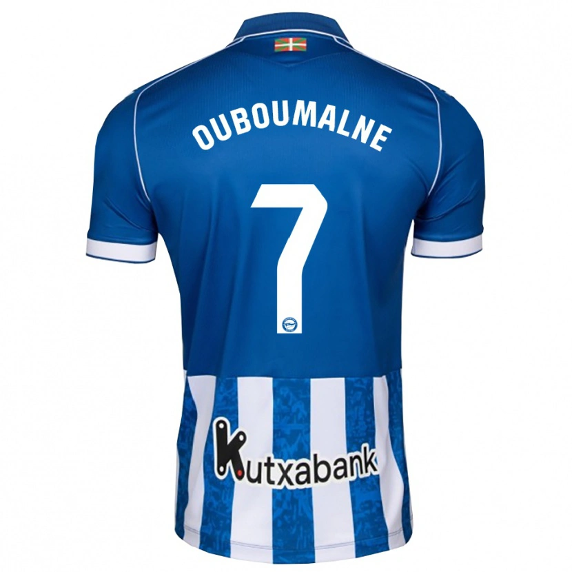 Danxen Kinder Ibra Ouboumalne #7 Blau Weiß Schwarz Heimtrikot Trikot 2026/27 T-Shirt Schweiz