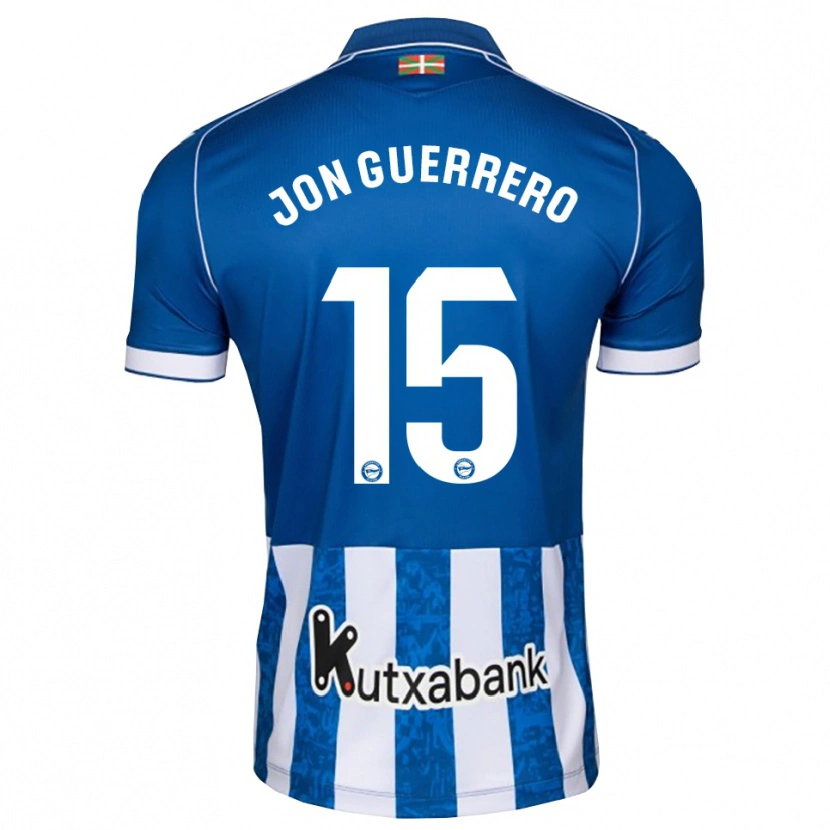 Danxen Kinder Julen Jon Guerrero #15 Blau Weiß Schwarz Heimtrikot Trikot 2026/27 T-Shirt Schweiz