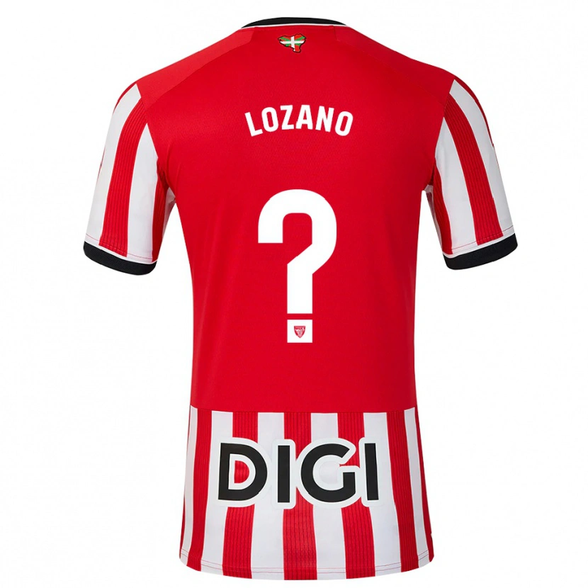 Danxen Kinder Manex Lozano #0 Rot Schwarz Weiß Heimtrikot Trikot 2026/27 T-Shirt Schweiz