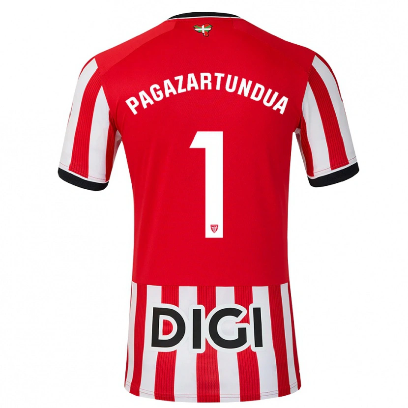 Danxen Kinder Iker Pagazartundua #1 Rot Schwarz Weiß Heimtrikot Trikot 2026/27 T-Shirt Schweiz