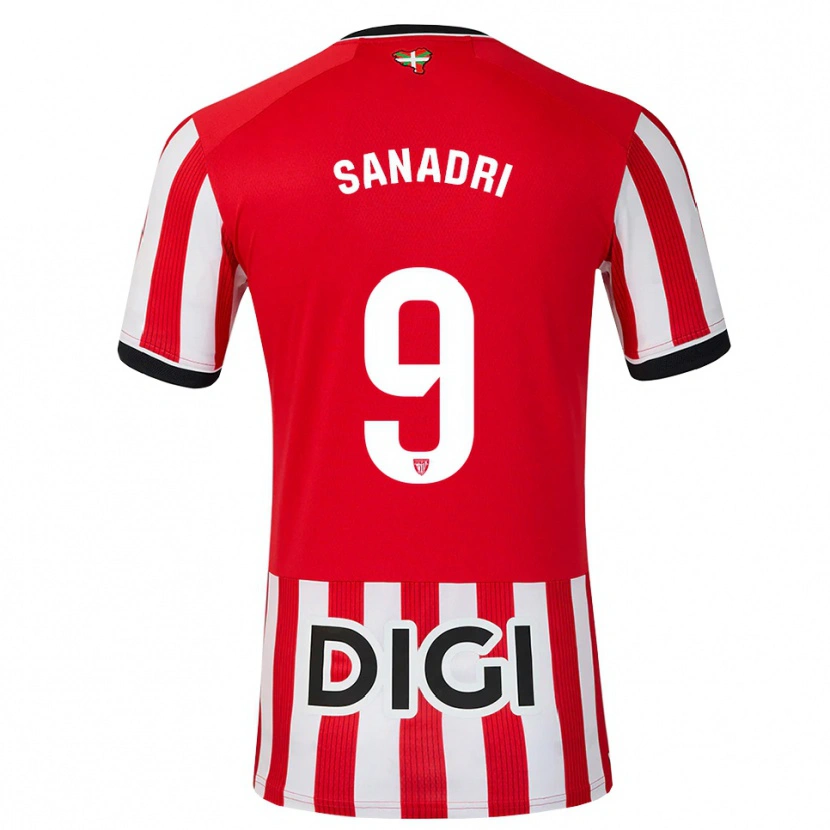Danxen Kinder Marta San Adrián Rocandio #9 Rot Schwarz Weiß Heimtrikot Trikot 2026/27 T-Shirt Schweiz