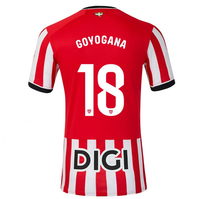 Danxen Kinder Unax Goyogana #18 Rot Schwarz Weiß Heimtrikot Trikot 2026/27 T-Shirt Schweiz