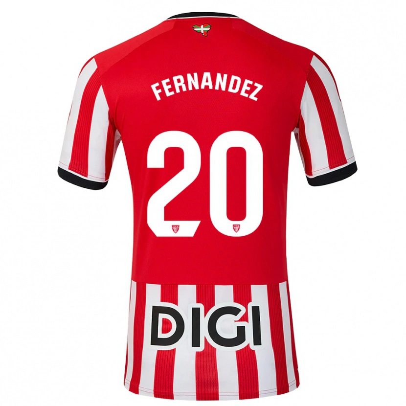 Danxen Kinder Hugo Fernández #20 Rot Schwarz Weiß Heimtrikot Trikot 2026/27 T-Shirt Schweiz