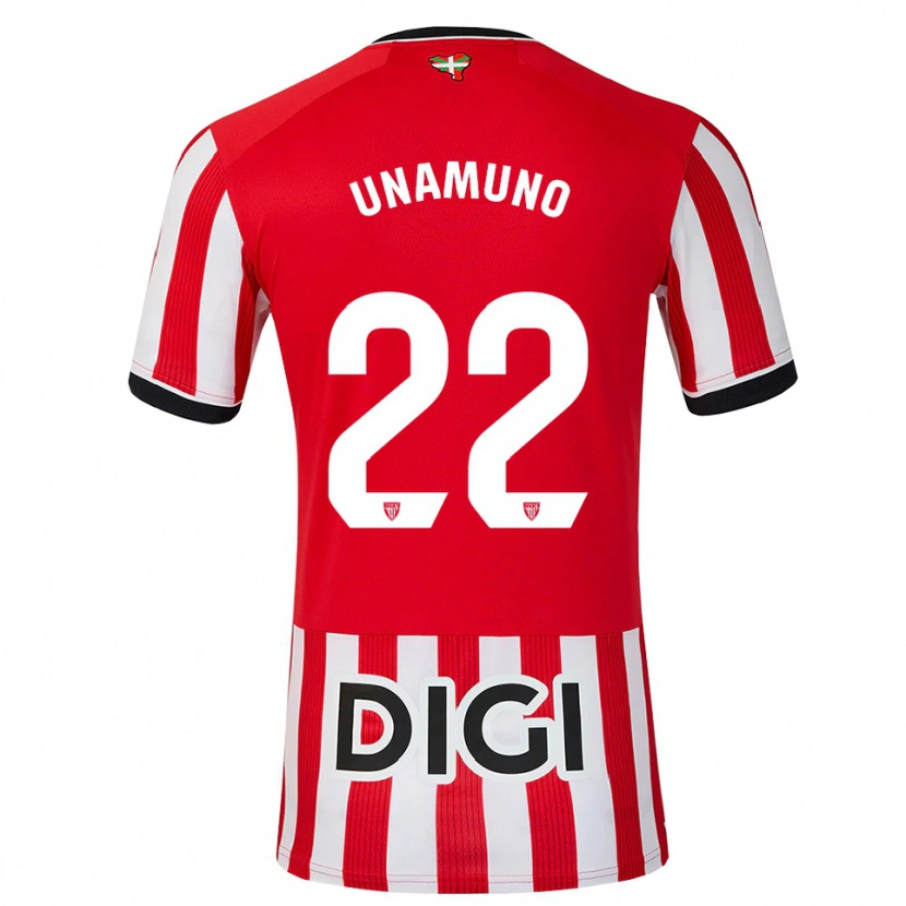 Danxen Kinder Oier Unamuno #22 Rot Schwarz Weiß Heimtrikot Trikot 2026/27 T-Shirt Schweiz