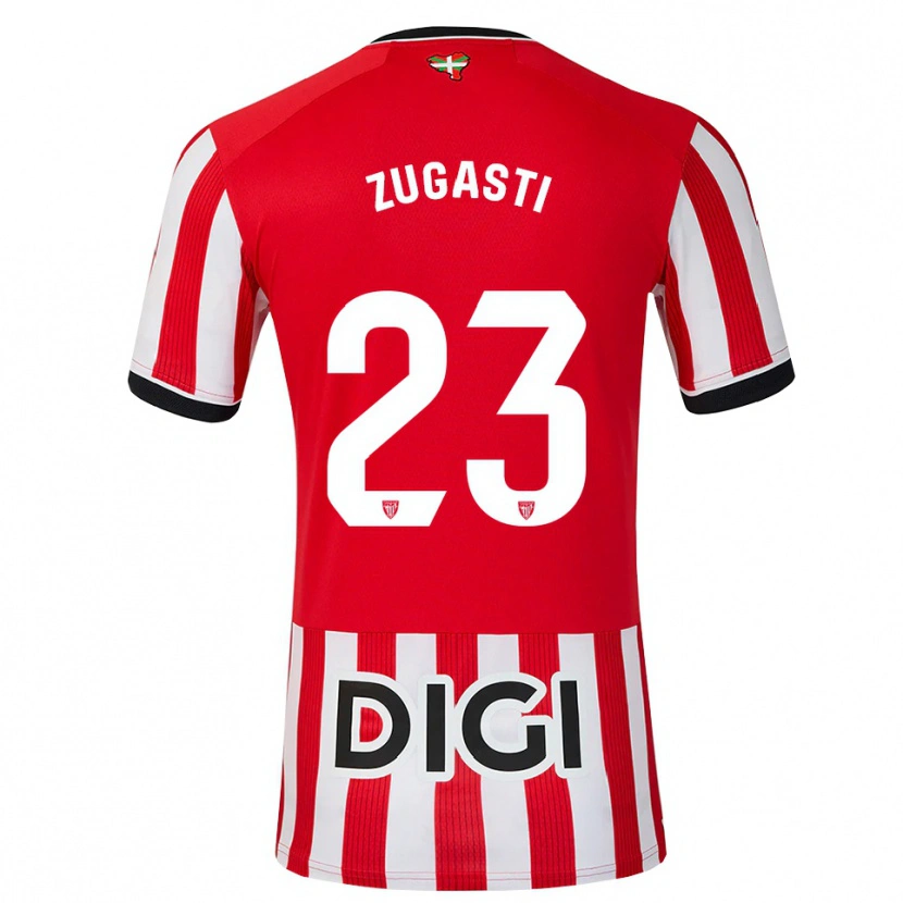 Danxen Kinder Patricia Zugasti Oses #23 Rot Schwarz Weiß Heimtrikot Trikot 2026/27 T-Shirt Schweiz