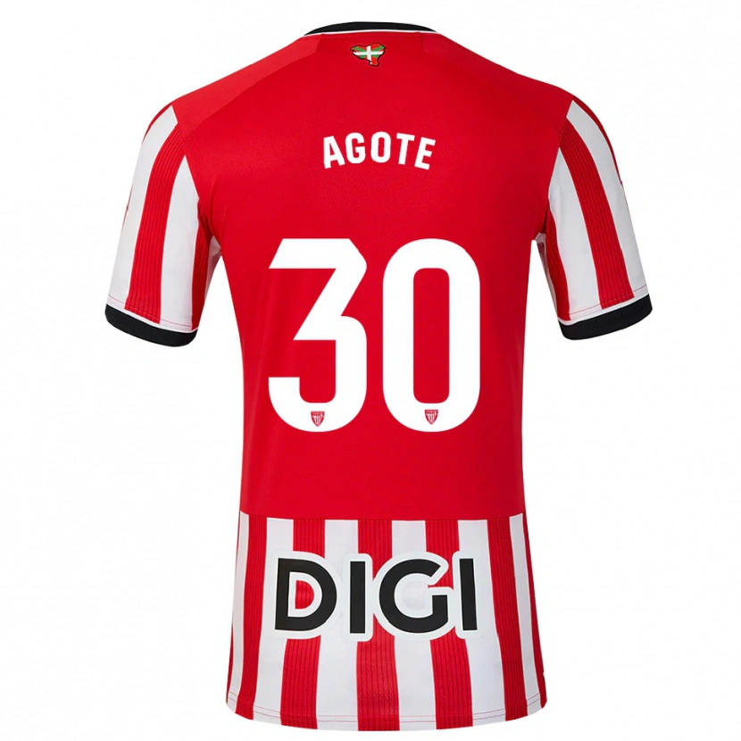 Danxen Kinder Daniela Agote Aguirre #30 Rot Schwarz Weiß Heimtrikot Trikot 2026/27 T-Shirt Schweiz