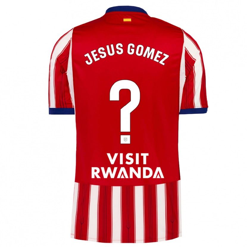 Danxen Kinder Jesus Gomez #0 Königsblau Rot Weiß Heimtrikot Trikot 2026/27 T-Shirt Schweiz