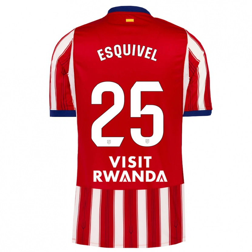 Danxen Kinder Salvi Esquivel #25 Königsblau Rot Weiß Heimtrikot Trikot 2026/27 T-Shirt Schweiz