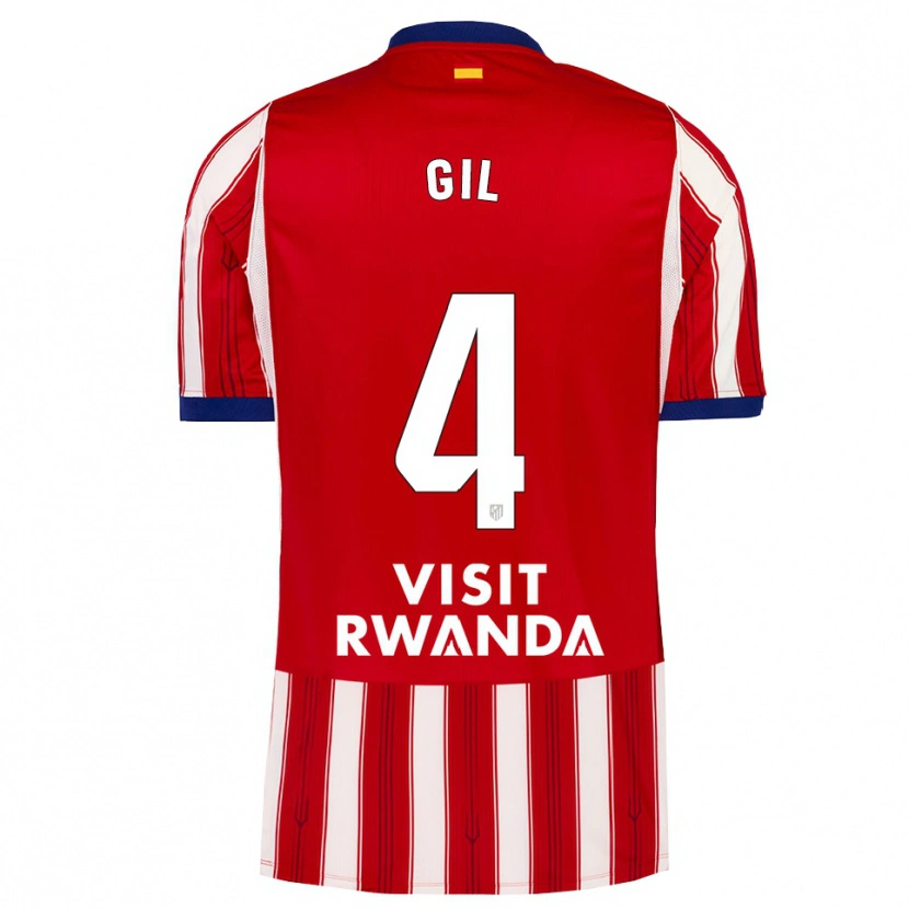 Danxen Kinder Miguel Gil #4 Königsblau Rot Weiß Heimtrikot Trikot 2026/27 T-Shirt Schweiz