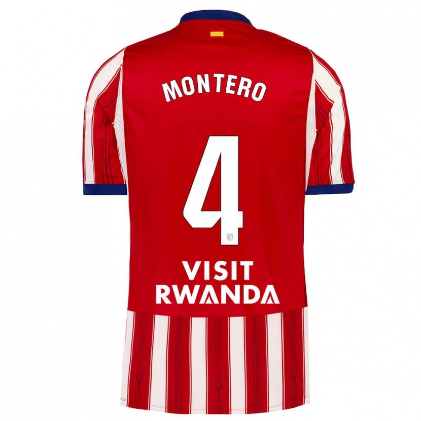 Danxen Kinder Francisco Montero #4 Königsblau Rot Weiß Heimtrikot Trikot 2026/27 T-Shirt Schweiz
