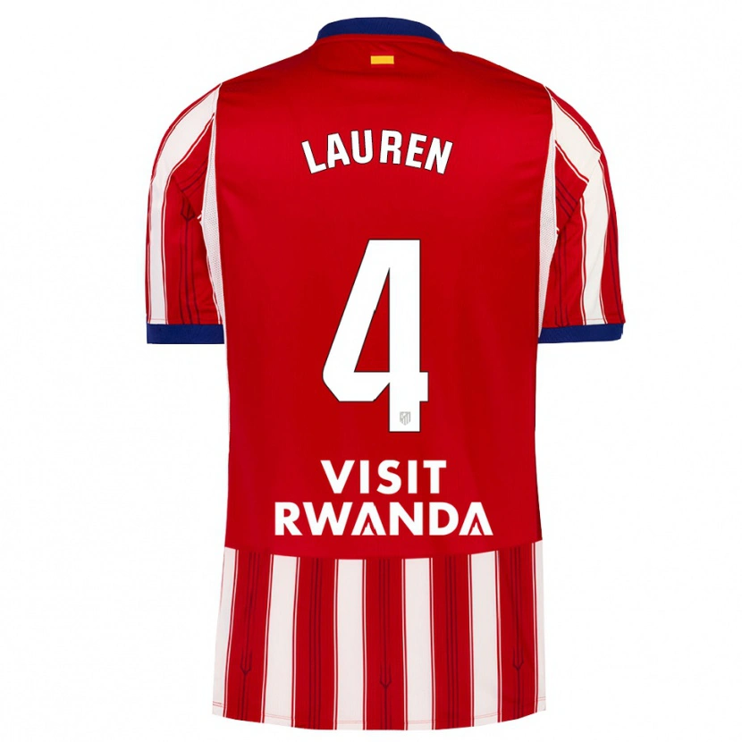 Danxen Kinder Lauren Eduarda Leal Costa #4 Königsblau Rot Weiß Heimtrikot Trikot 2026/27 T-Shirt Schweiz