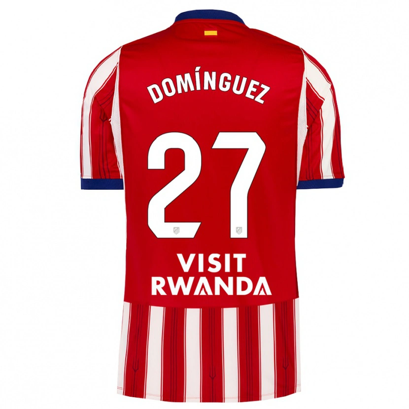 Danxen Kinder Jorge Domínguez #27 Königsblau Rot Weiß Heimtrikot Trikot 2026/27 T-Shirt Schweiz