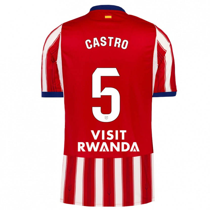 Danxen Kinder Oscar Castro #5 Königsblau Rot Weiß Heimtrikot Trikot 2026/27 T-Shirt Schweiz