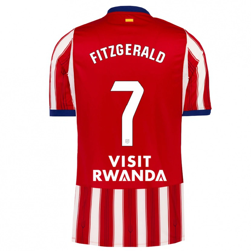 Danxen Kinder Daniel Fitzgerald #7 Königsblau Rot Weiß Heimtrikot Trikot 2026/27 T-Shirt Schweiz