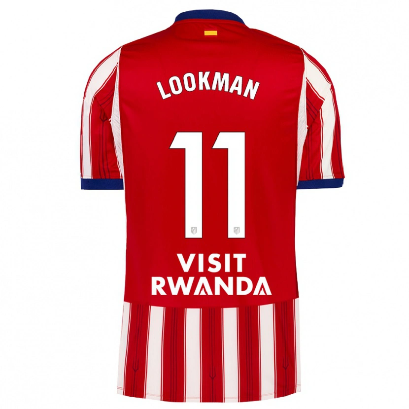 Danxen Kinder Ademola Lookman #11 Königsblau Rot Weiß Heimtrikot Trikot 2026/27 T-Shirt Schweiz