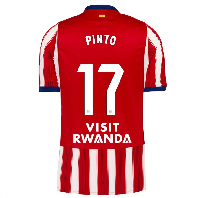 Danxen Kinder Tatiana Pinto #17 Königsblau Rot Weiß Heimtrikot Trikot 2026/27 T-Shirt Schweiz