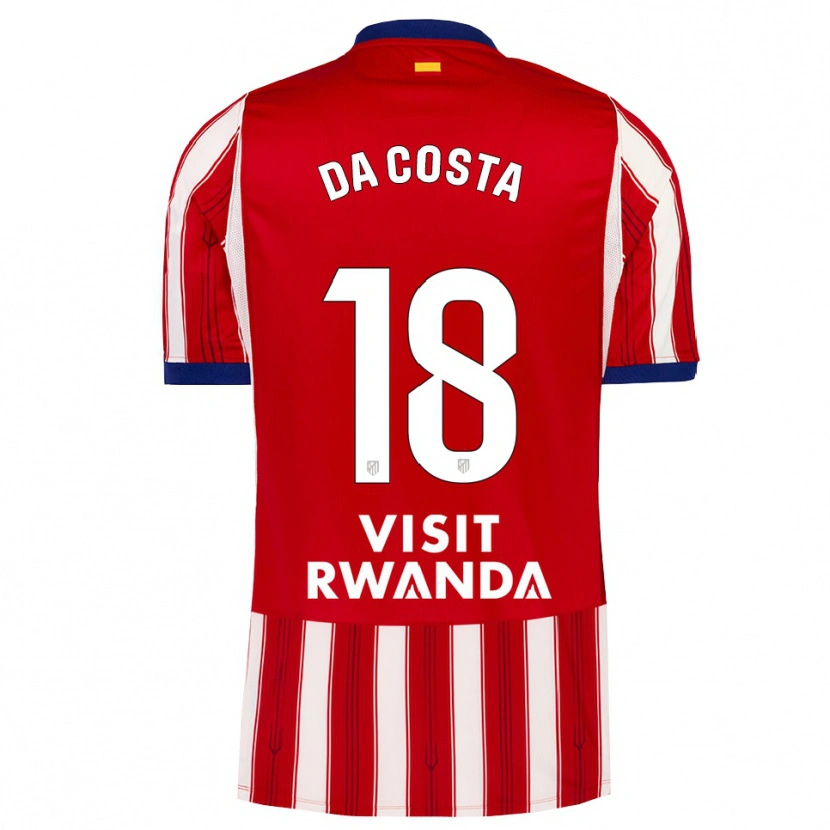 Danxen Kinder Mario Da Costa #18 Königsblau Rot Weiß Heimtrikot Trikot 2026/27 T-Shirt Schweiz