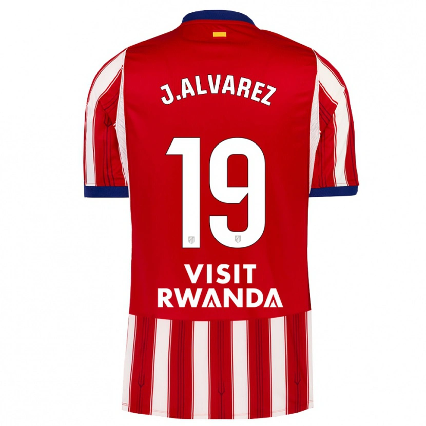 Danxen Kinder Julián Alvarez #19 Königsblau Rot Weiß Heimtrikot Trikot 2026/27 T-Shirt Schweiz