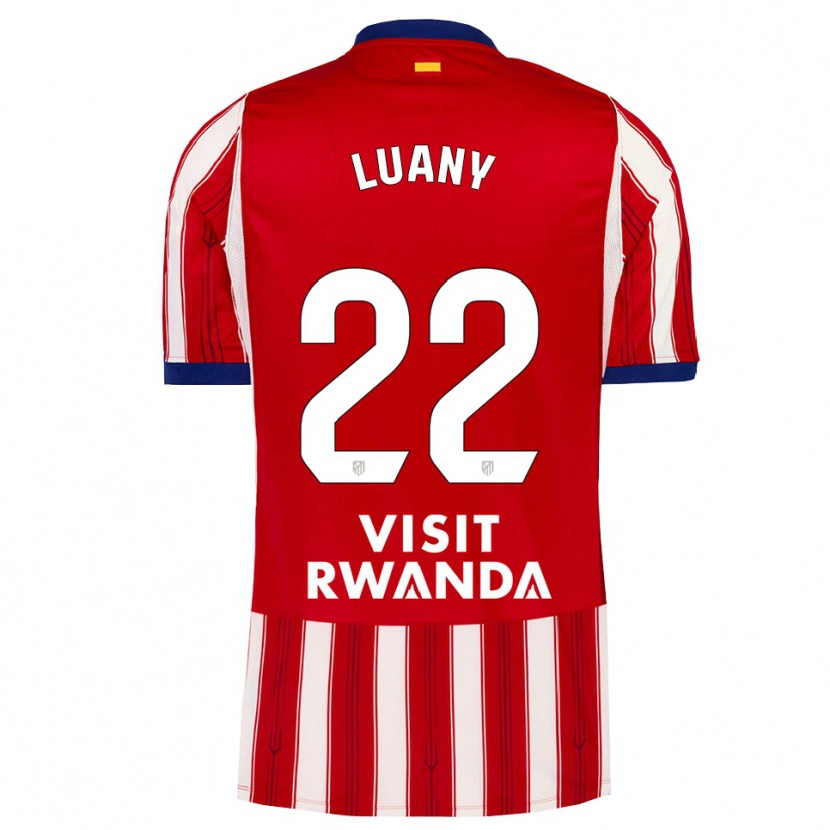 Danxen Kinder Luany Vitória Da Silva Rosa #22 Königsblau Rot Weiß Heimtrikot Trikot 2026/27 T-Shirt Schweiz