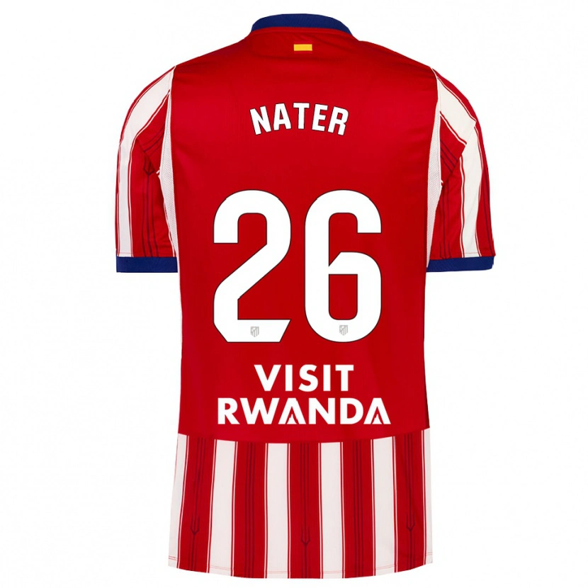 Danxen Kinder Silvano Nater #26 Königsblau Rot Weiß Heimtrikot Trikot 2026/27 T-Shirt Schweiz