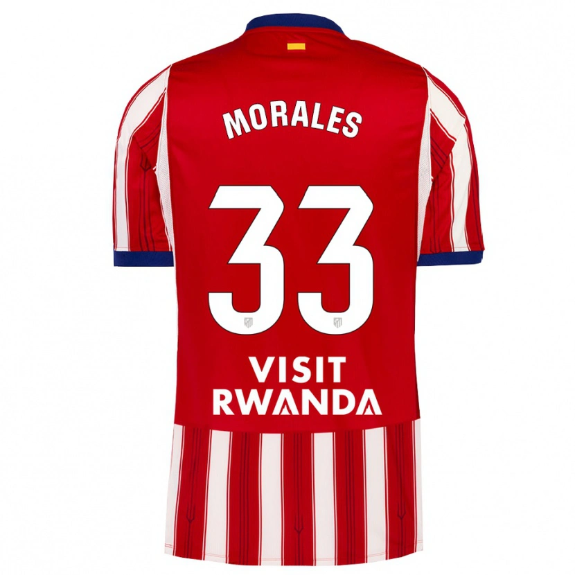 Danxen Kinder Luismi Morales #33 Königsblau Rot Weiß Heimtrikot Trikot 2026/27 T-Shirt Schweiz