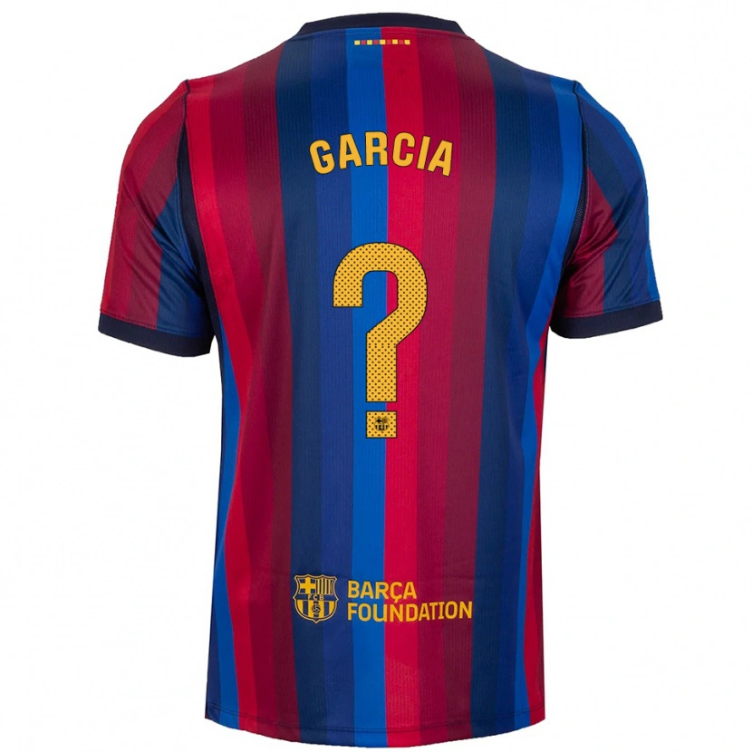Danxen Kinder Iker Garcia #0 Königsblau Rot Gelb Heimtrikot Trikot 2026/27 T-Shirt Schweiz