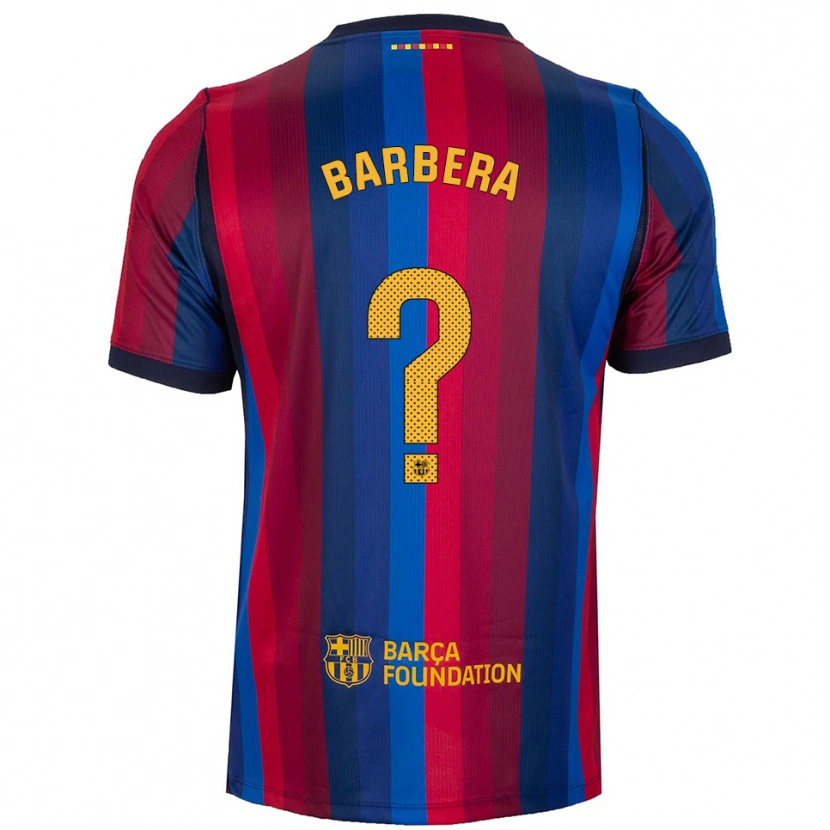 Danxen Kinder Victor Barbera #0 Königsblau Rot Gelb Heimtrikot Trikot 2026/27 T-Shirt Schweiz