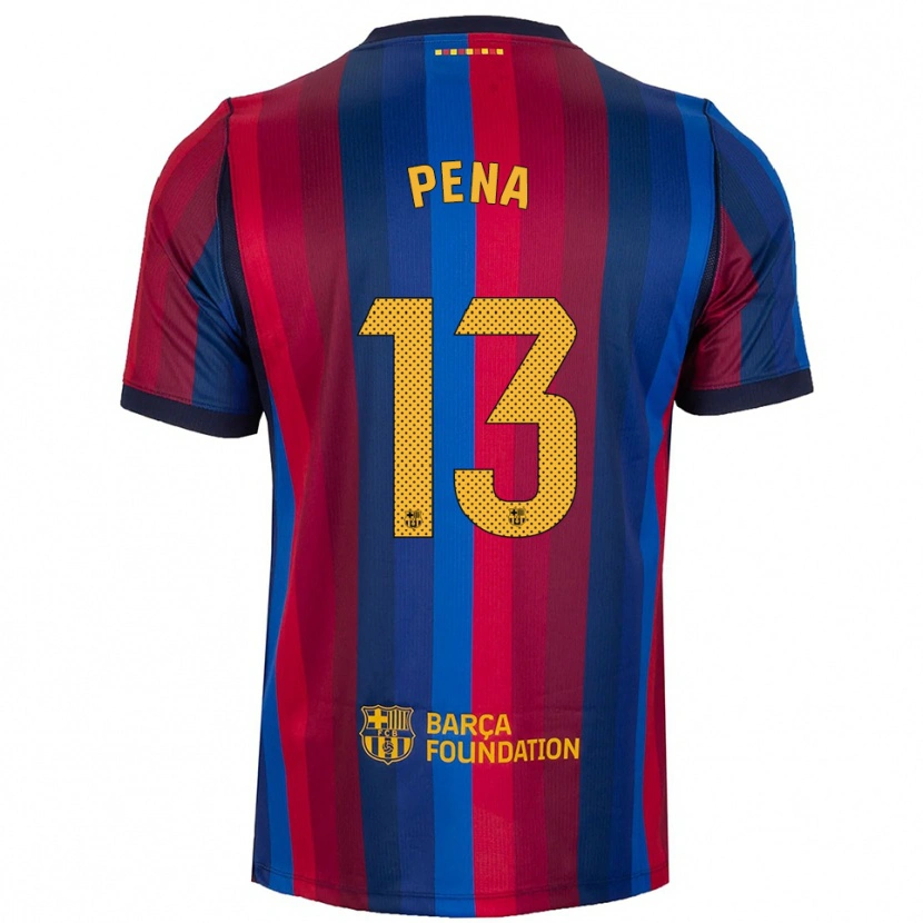 Danxen Kinder Inaki Pena #13 Königsblau Rot Gelb Heimtrikot Trikot 2026/27 T-Shirt Schweiz