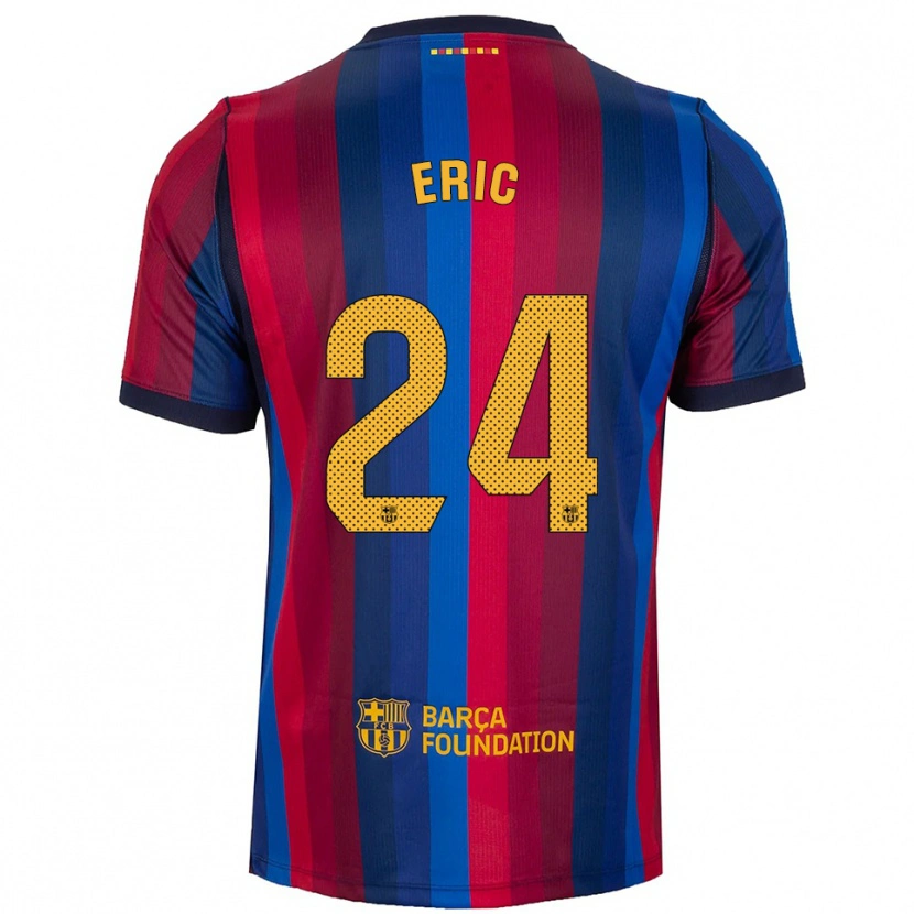 Danxen Kinder Eric García #24 Königsblau Rot Gelb Heimtrikot Trikot 2026/27 T-Shirt Schweiz