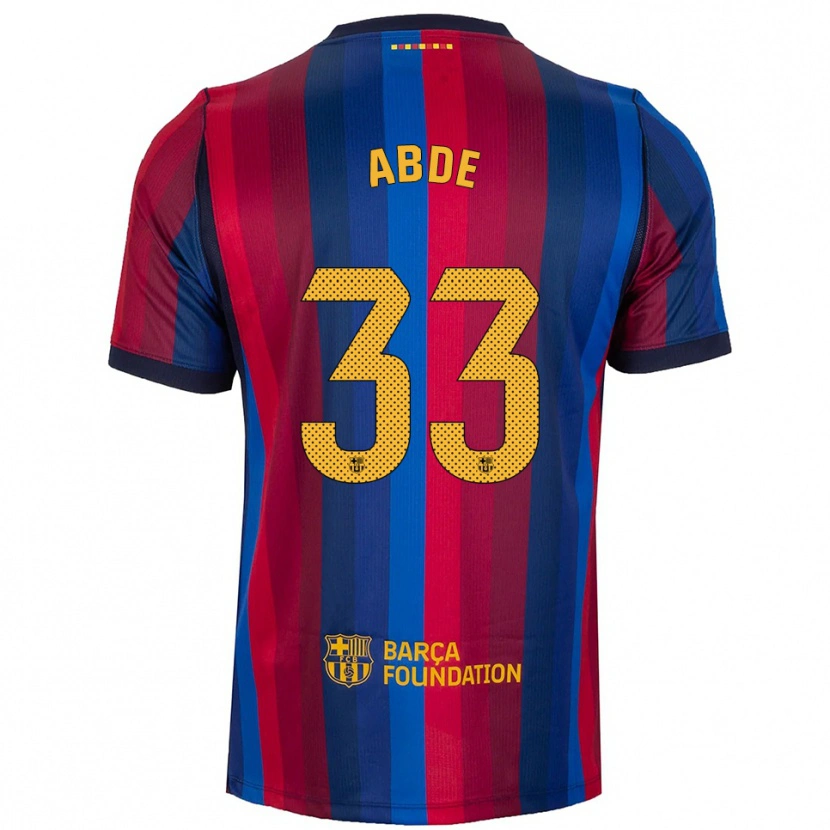 Danxen Kinder Ez Abde #33 Königsblau Rot Gelb Heimtrikot Trikot 2026/27 T-Shirt Schweiz