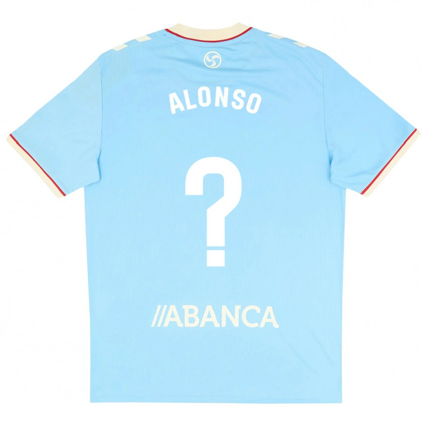 Danxen Kinder German Alonso #0 Himmelblau Weiß Rot Heimtrikot Trikot 2026/27 T-Shirt Schweiz