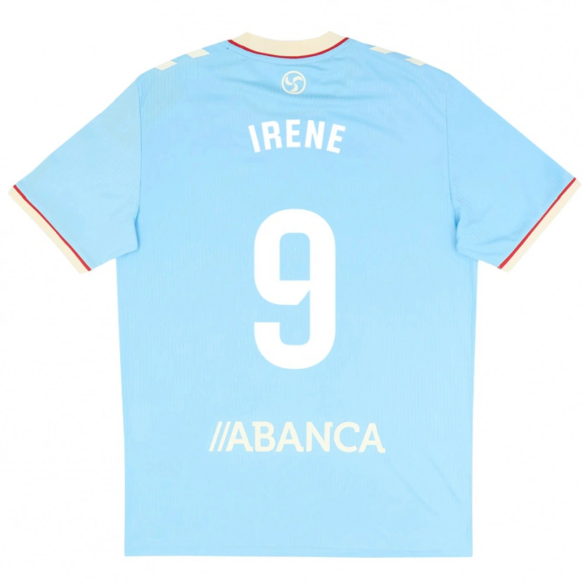 Danxen Kinder Irene Fernández #9 Himmelblau Weiß Rot Heimtrikot Trikot 2026/27 T-Shirt Schweiz