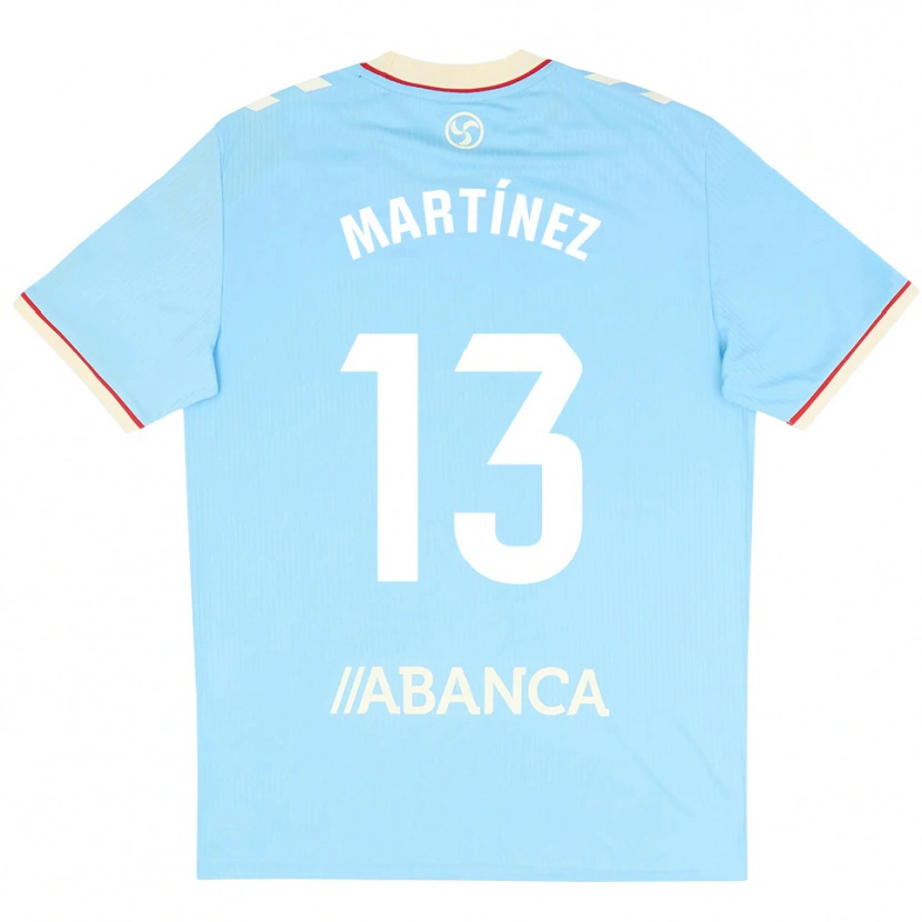 Danxen Kinder Naiara Martínez #13 Himmelblau Weiß Rot Heimtrikot Trikot 2026/27 T-Shirt Schweiz