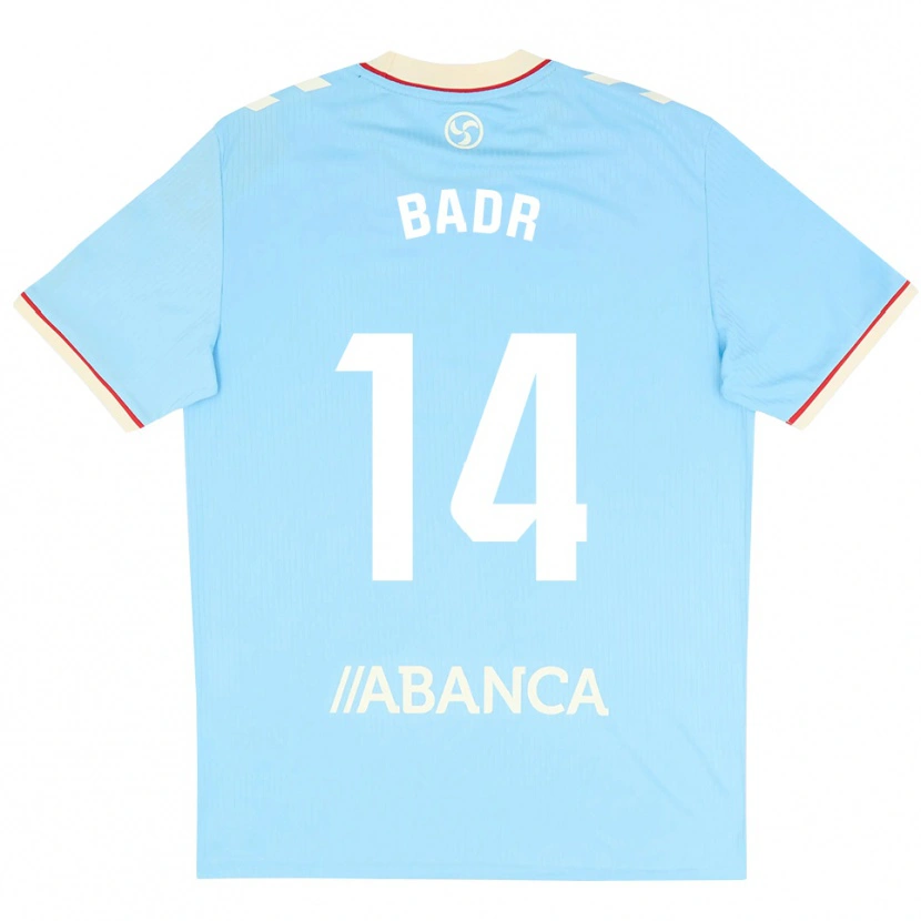 Danxen Kinder Mahmoud Badr #14 Himmelblau Weiß Rot Heimtrikot Trikot 2026/27 T-Shirt Schweiz