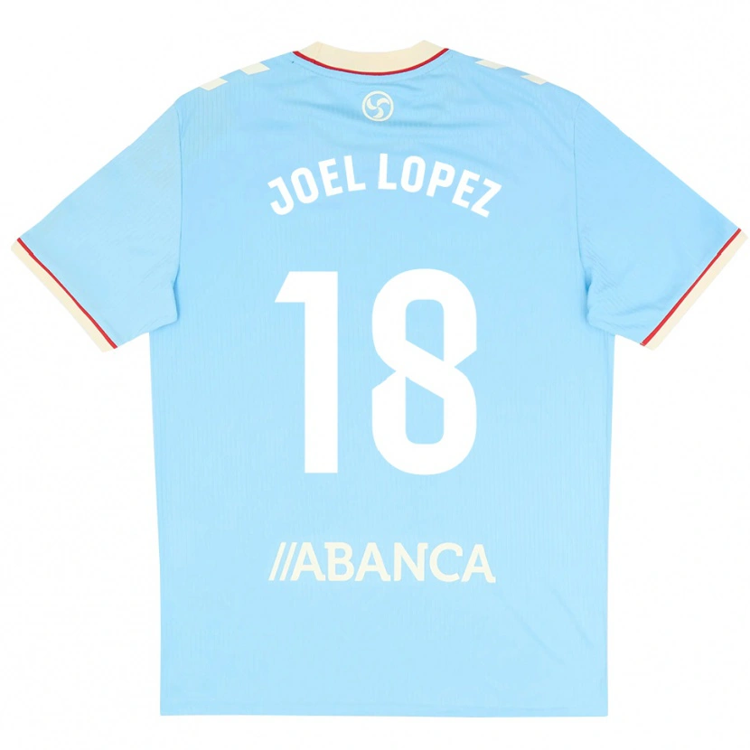 Danxen Kinder Joel López #18 Himmelblau Weiß Rot Heimtrikot Trikot 2026/27 T-Shirt Schweiz