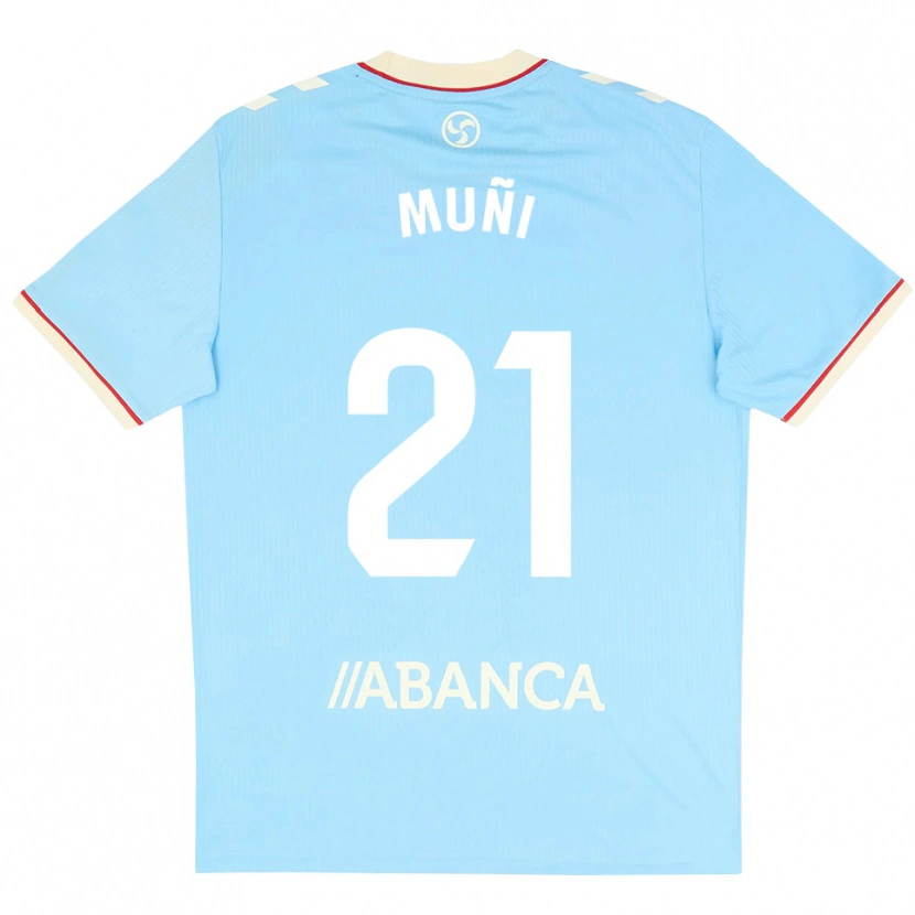 Danxen Kinder Sara Álvarez Muñi #21 Himmelblau Weiß Rot Heimtrikot Trikot 2026/27 T-Shirt Schweiz
