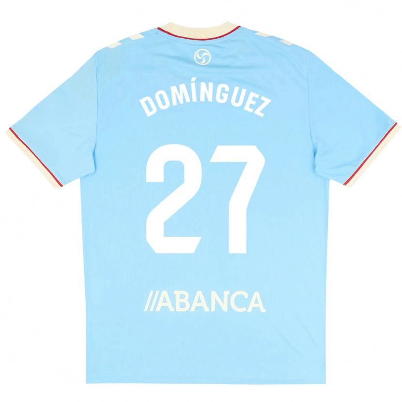 Danxen Kinder Emma Domínguez #27 Himmelblau Weiß Rot Heimtrikot Trikot 2026/27 T-Shirt Schweiz
