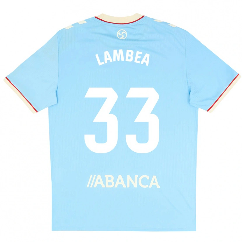 Danxen Kinder Jorge Lambea #33 Himmelblau Weiß Rot Heimtrikot Trikot 2026/27 T-Shirt Schweiz