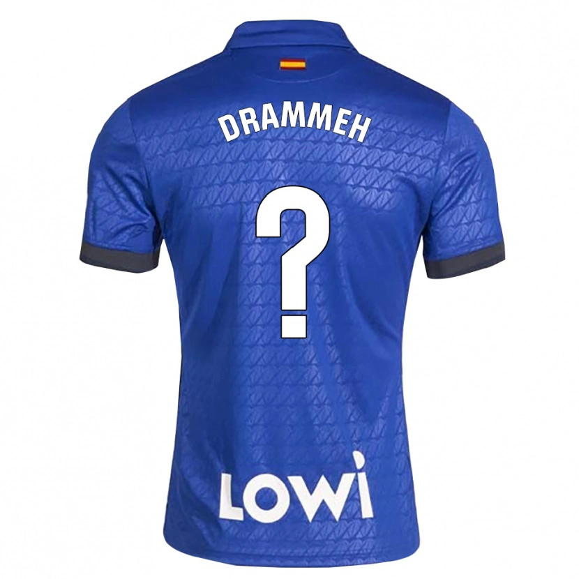 Danxen Kinder Ebrahima Drammeh #0 Blau Weiß Schwarz Heimtrikot Trikot 2026/27 T-Shirt Schweiz