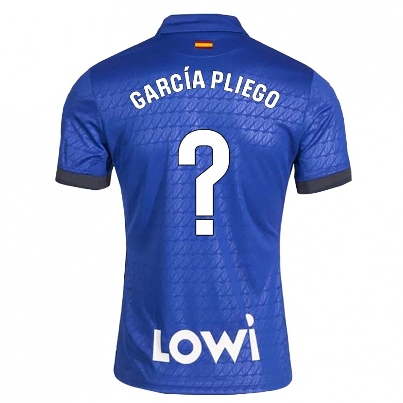 Danxen Kinder Hugo García Pliego #0 Blau Weiß Schwarz Heimtrikot Trikot 2026/27 T-Shirt Schweiz