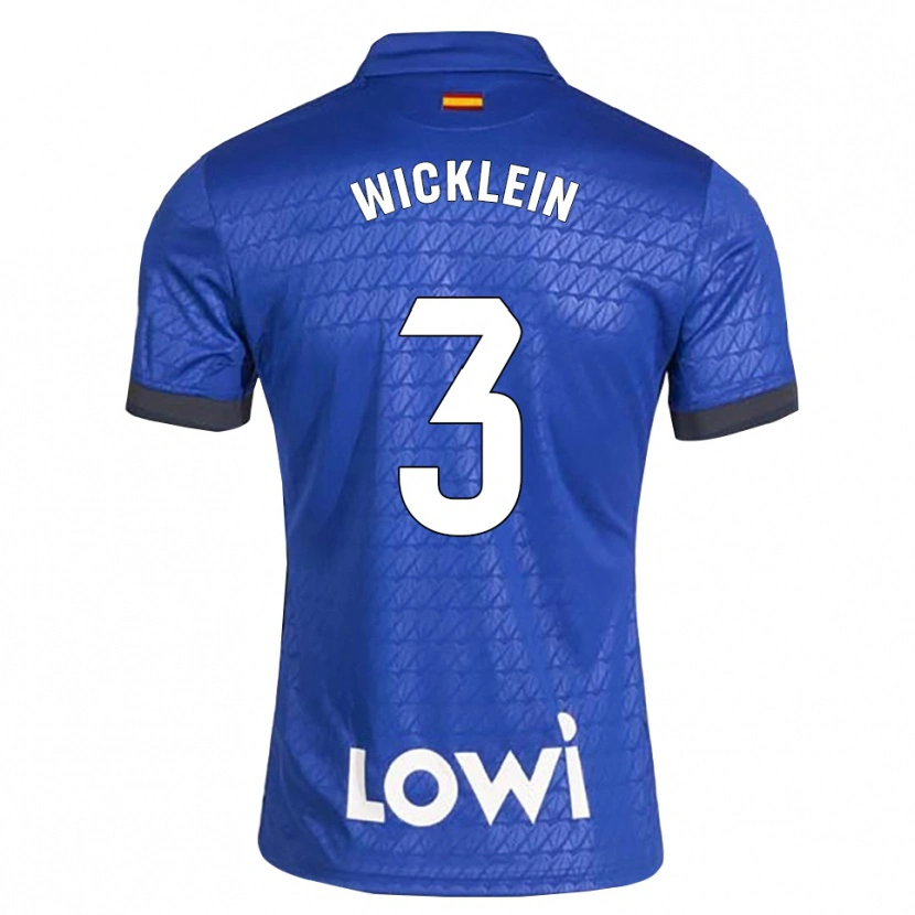 Danxen Kinder Johann Wicklein #3 Blau Weiß Schwarz Heimtrikot Trikot 2026/27 T-Shirt Schweiz