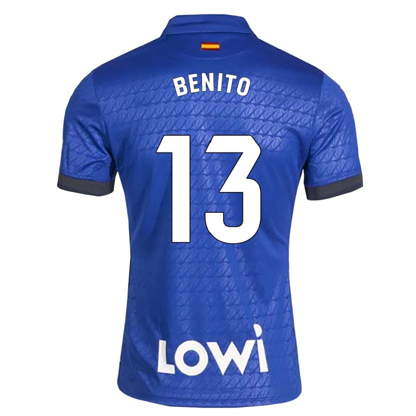 Danxen Kinder Jorge Benito #13 Blau Weiß Schwarz Heimtrikot Trikot 2026/27 T-Shirt Schweiz
