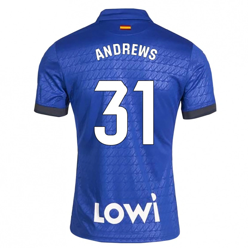 Danxen Kinder George Andrews #31 Blau Weiß Schwarz Heimtrikot Trikot 2026/27 T-Shirt Schweiz