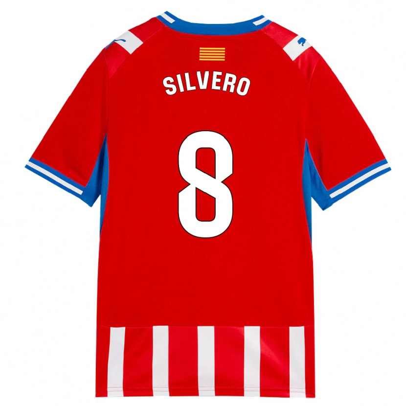 Danxen Kinder Pol Silvero #8 Rot Weiß Himmelblau Heimtrikot Trikot 2026/27 T-Shirt Schweiz