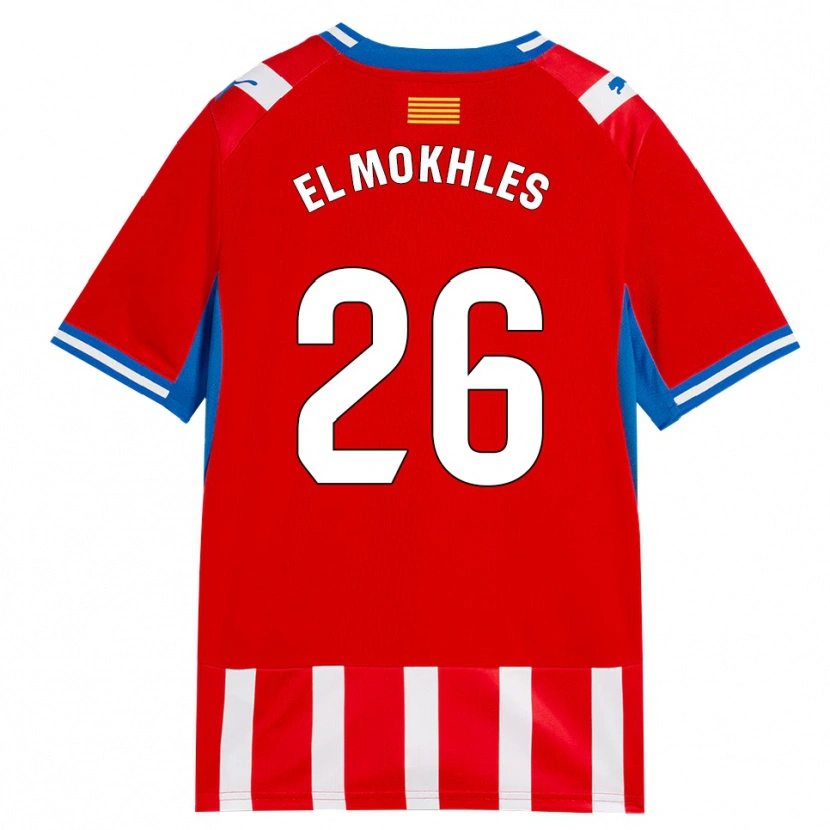 Danxen Kinder Adam El Mokhles #26 Rot Weiß Himmelblau Heimtrikot Trikot 2026/27 T-Shirt Schweiz