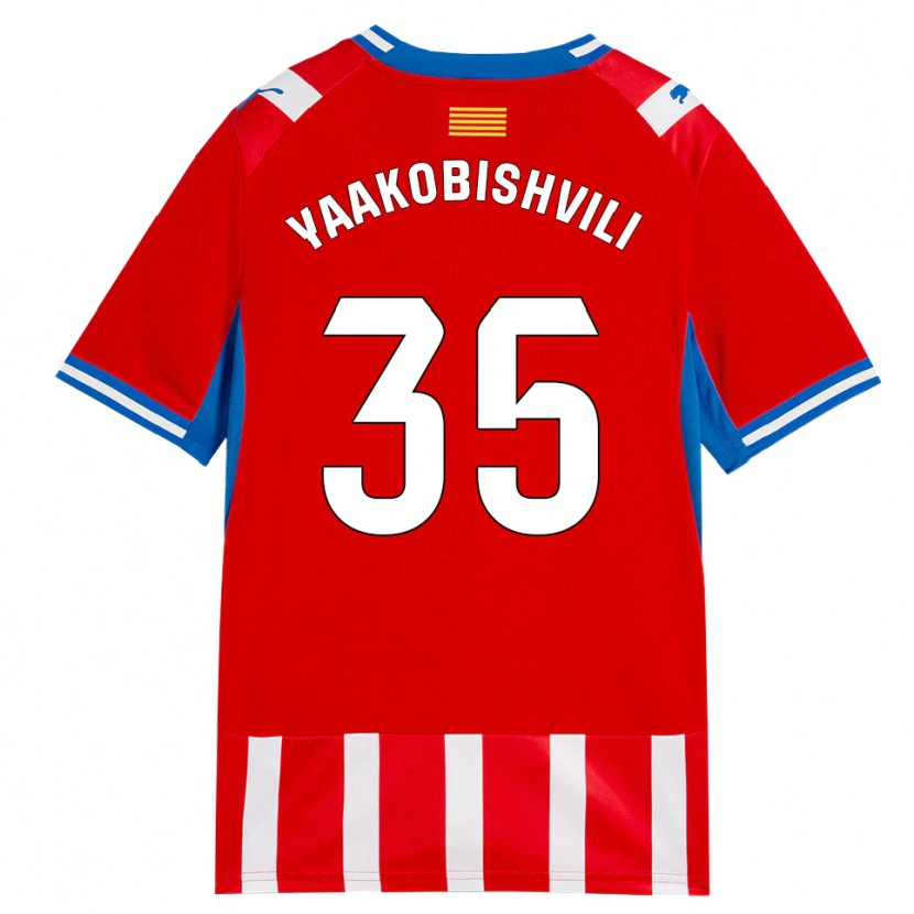 Danxen Kinder Antal Yaakobishvili #35 Rot Weiß Himmelblau Heimtrikot Trikot 2026/27 T-Shirt Schweiz