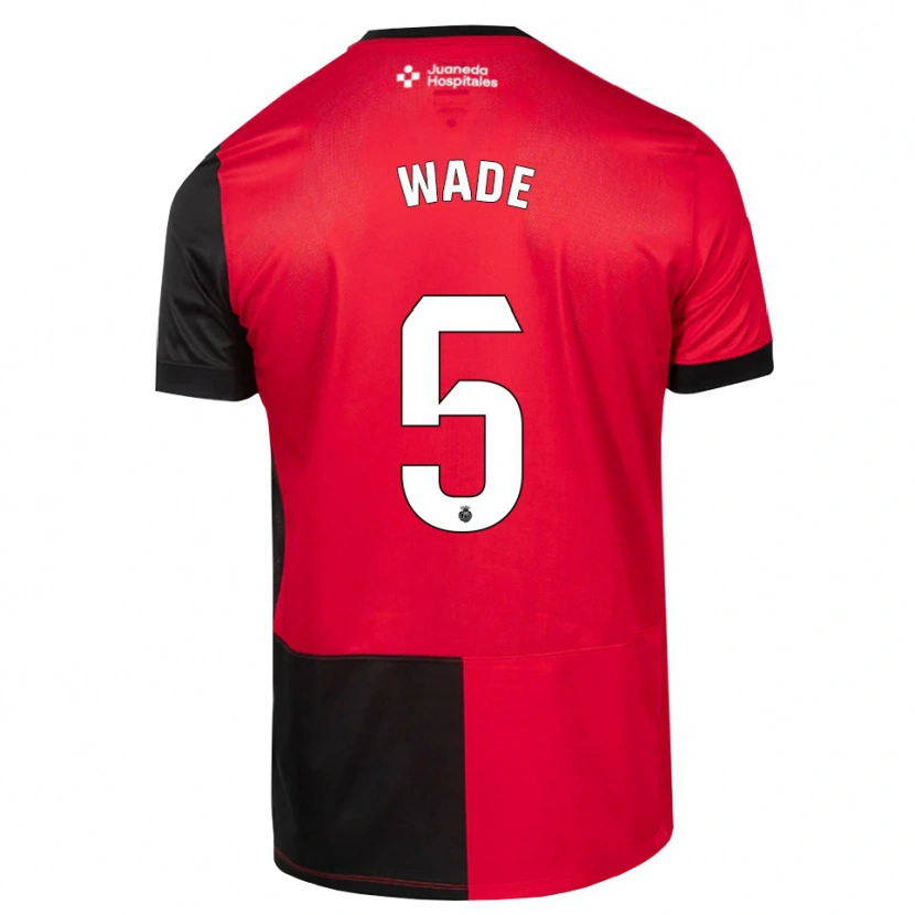 Danxen Kinder Sebas Wade #5 Schwarz Rot Weiß Heimtrikot Trikot 2026/27 T-Shirt Schweiz
